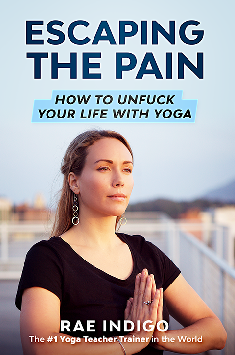 world yoga institute escaping the pain book front cover image